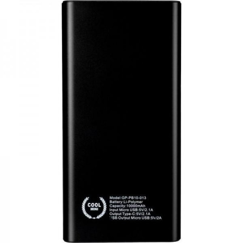 Зовнішній акумулятор (Power Bank) Gelius Pro Edge GP-PB10-013 10000mAh Black (00000078417)