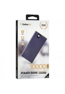 Зовнішній акумулятор (Power Bank) Gelius Pro Edge GP-PB10-013 10000mAh Blue (00000078419)