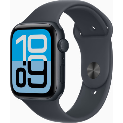 Смарт-годинник Apple Watch SE 3 GPS 44mm Midnight Alu. Case w. Midnight S. Band - M/L (MEHQ4)