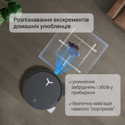 Робот-пилосос з вологим прибиранням ECOVACS Deebot X8 Omni Black Робот-пилосос з вологим прибиранням ECOVACS Deebot X8 Omni Black
