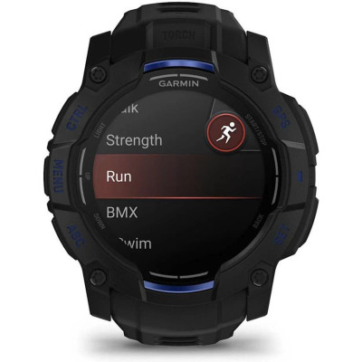 Смарт-годинник Garmin Instinct 3 50mm AMOLED Black with Black Band (010-03020-03)