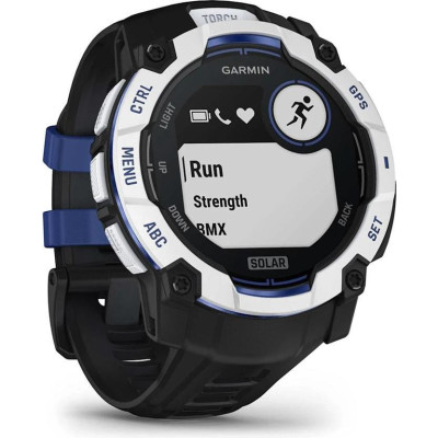 Смарт-годинник Garmin Instinct 3 50mm Solar Whitestone with Black Band (010-02935-03)