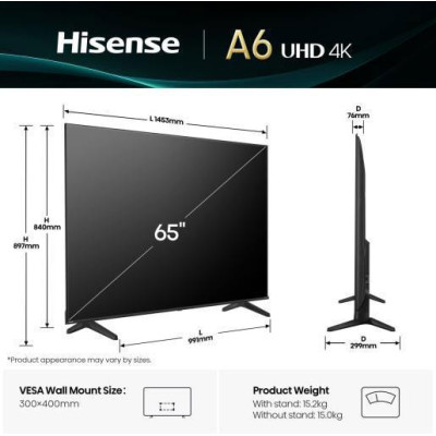 Телевізор Hisense 65A6Q Телевізор Hisense 65A6Q