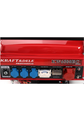 Бензиновий генератор Kraft Dele KW-6500EC (KD112)