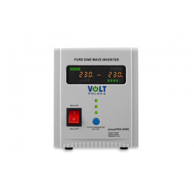 Гібридний ДБЖ/інвертор Volt Polska SINUS PRO 800 E 12/230V 500/800W (3SP080012E)