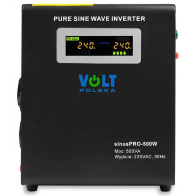 Джерело безперебійного живлення Volt Polska Sinus PRO 500 E (300/500W) 12/230V чиста синусоїда