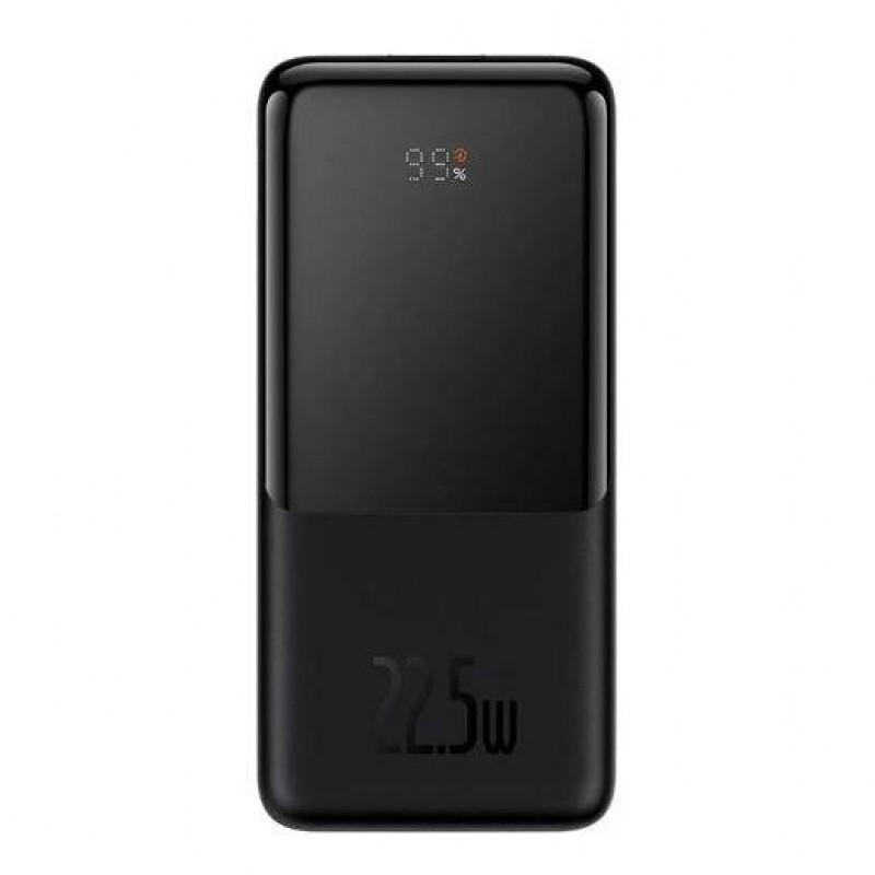 Зовнішній акумулятор (павербанк) Baseus Elf Digital Display 10000mAh 22.5W Black (PPJL010001)