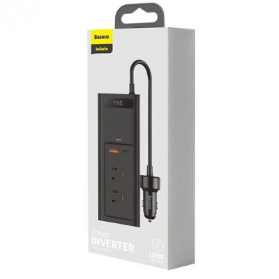 Перетворювач DC-AC Baseus In-car Inverter 150W Black (CRNBQ-A01)