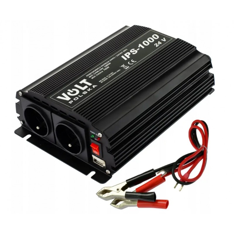 Перетворювач напруги VOLT Polska IPS 1000 24V на 230V 700/1000W