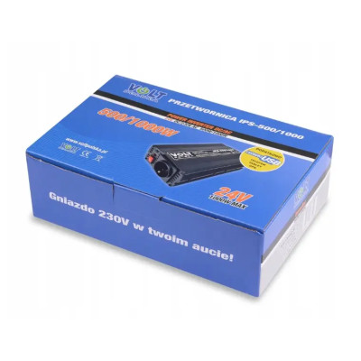 Перетворювач напруги VOLT Polska IPS 500/1000 24V на 230V 500/1000W