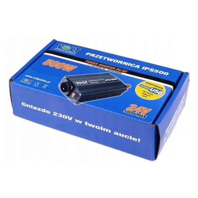 Перетворювач напруги VOLT Polska IPS 500 24V на 230V 350/500W
