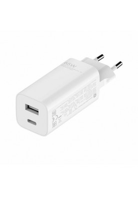 Мережевий зарядний пристрій Xiaomi 65W GaN Charger Type-A + Type-C (BHR5515GL)