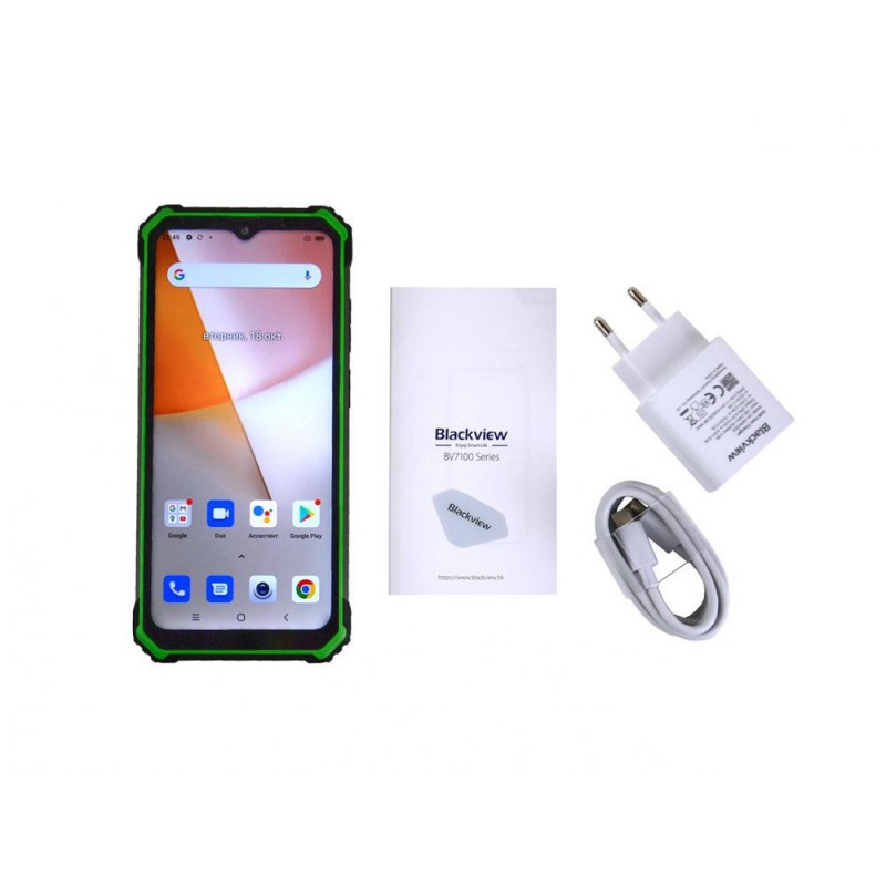 Смартфон Blackview BV7100 6/128GB Navy Green