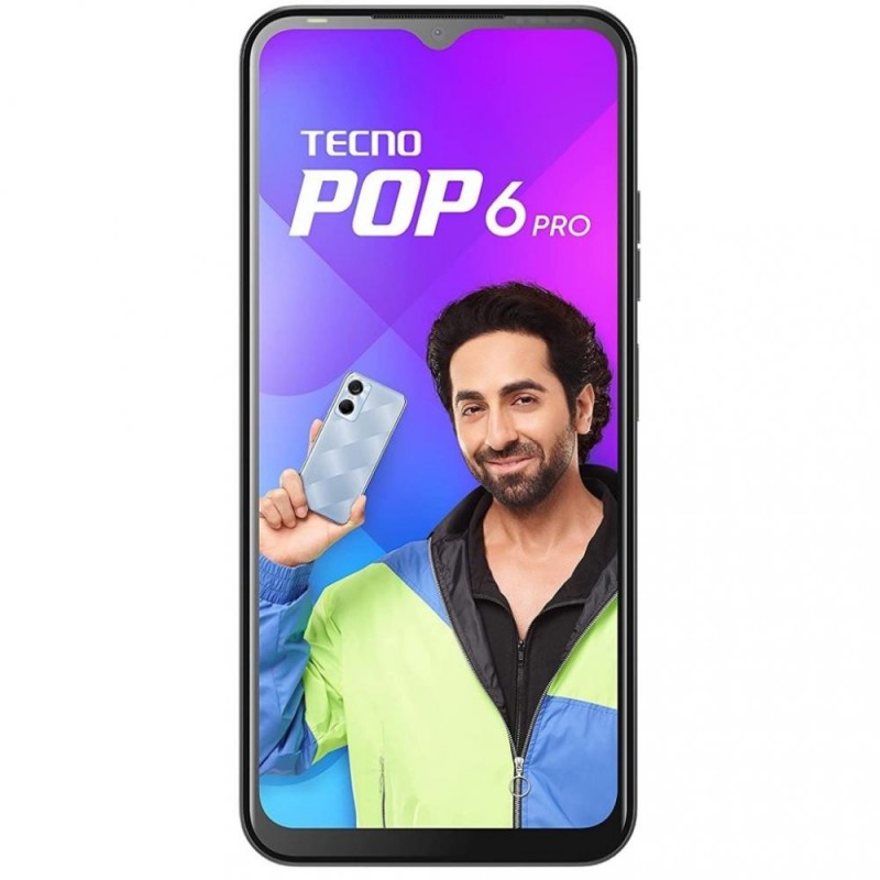 Смартфон Tecno POP 6 Pro (BE8) 2/32GB Peaceful Blue (4895180785528)