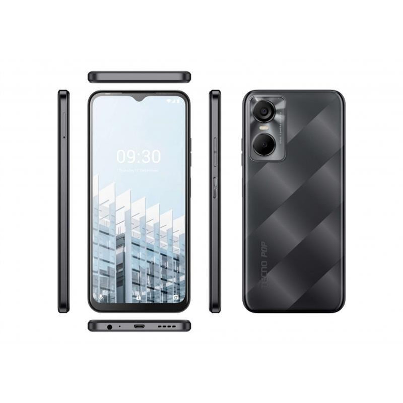 Смартфон Tecno POP 6 Pro (BE8) 2/32GB Polar Black (4895180785511)