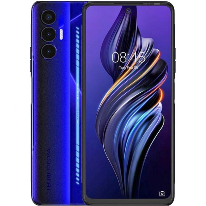 Смартфон Tecno POVA-3 LF7n 6/128GB Electric Blue (4895180781636)