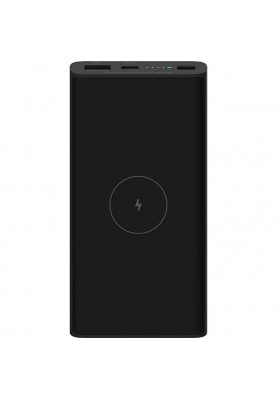 Зовнішній акумулятор (павербанк) Xiaomi Mi 10W Wireless Power Bank 10000mAh Black (BHR5460GL)