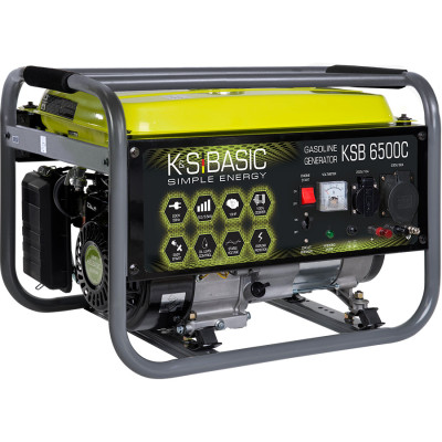 Бензиновий генератор K&S BASIC KSB 6500C