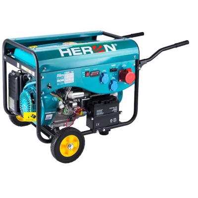 Генератор газо-бензиновий Heron LPG+NG 5,5 кВт-400В, 2х2,0 кВт-230В (8896319)