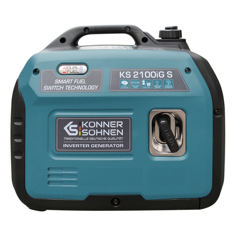 Інверторний комбінований генератор (газ-бензин) Konner&Sohnen KS 2100iG S