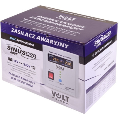 Джерело безперебійного живлення Volt Polska Sinus PRO 500/800E 12V 220V