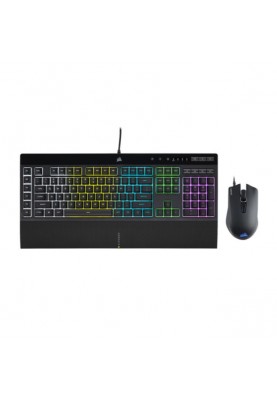 Комплект: клавіатура та миша Corsair K55 RGB Pro + Harpoon RGB Pro (CH-9226865)