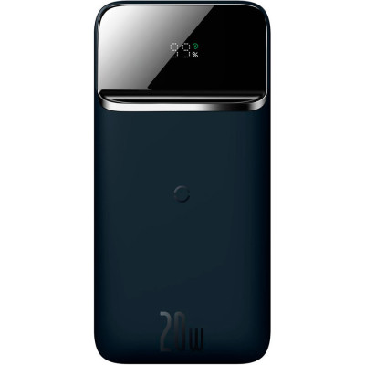 Зовнішній акумулятор (павербанк) Baseus PowerBank Magnetic Wireless Quick Charge 10000mAh 20W Blue (PPMT-03)