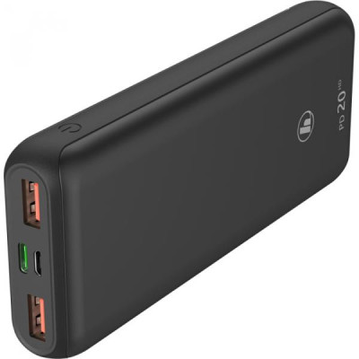 Зовнішній акумулятор (павербанк) HAMA PD20-HD 20000mAh Grey (00187289, 00201663)