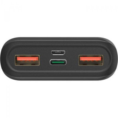 Зовнішній акумулятор (павербанк) HAMA PD20-HD 20000mAh Grey (00187289, 00201663)