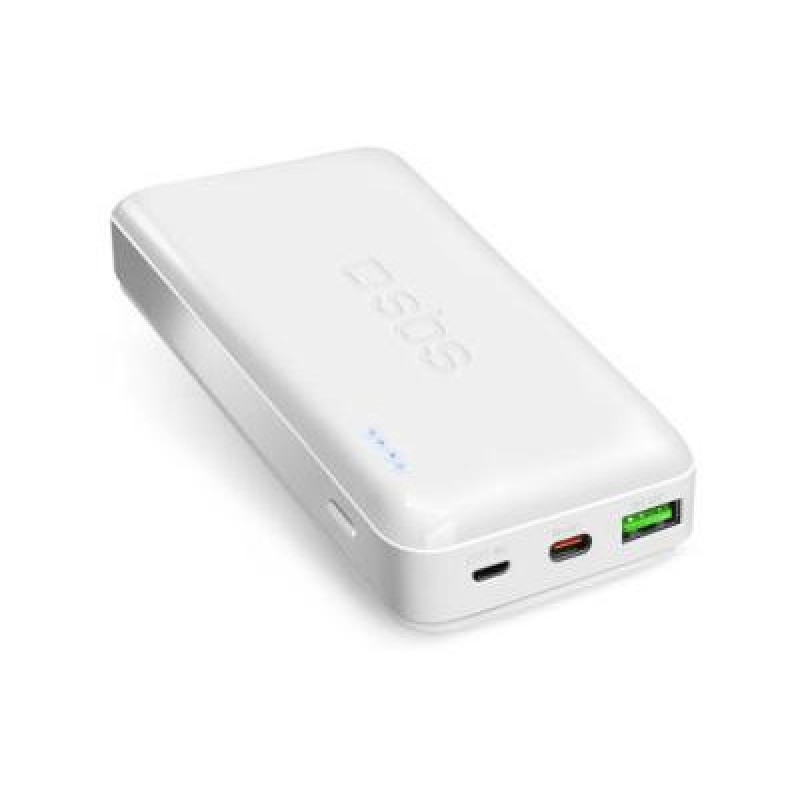 Зовнішній акумулятор (Power Bank) SBS Powerbank 20000 mAh White (TTBB20000PD20W)