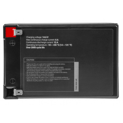 Акумулятор для ДБЖ Green Cell CAV08 LiFePO4 12.8V 12Ah 153.6Wh