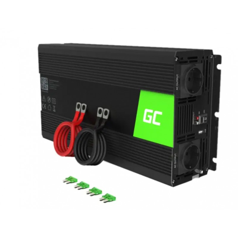 Автомобільний інвертор Green Cell 24V на 230V 1500W/3000W (INV24)