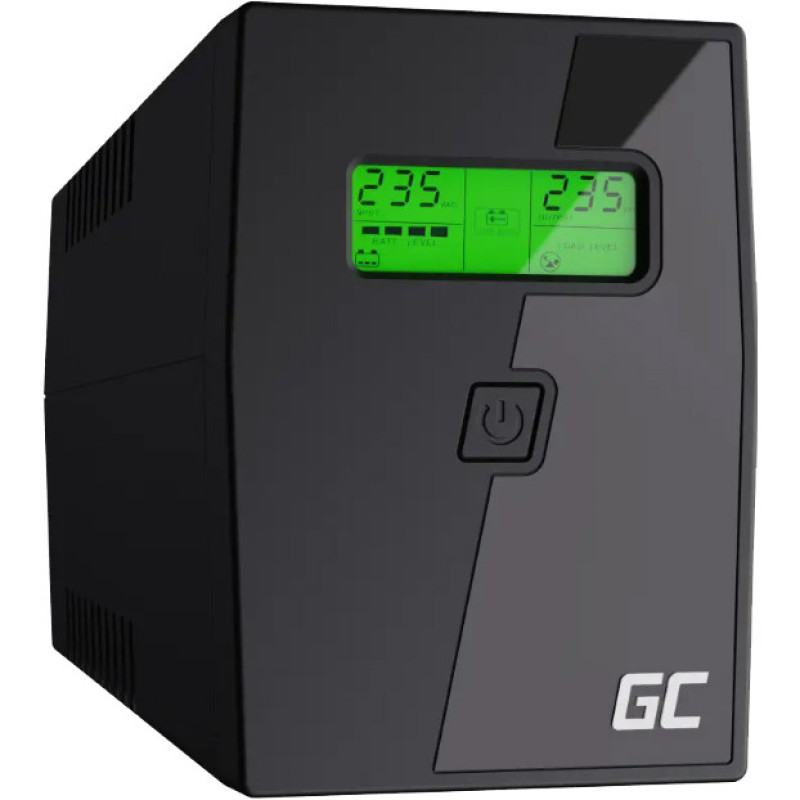 Лінійно-інтерактивний ДБЖ Green Cell UPS02 (800VA/480W)