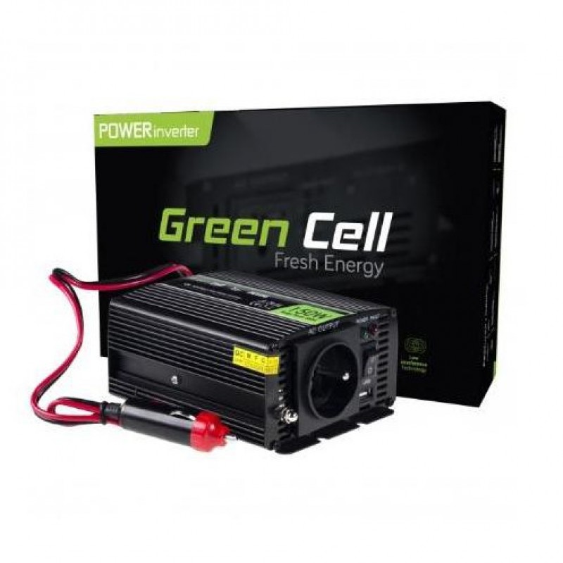 Перетворювач DC-AC Green Cell INV06 12/220В 150/300W