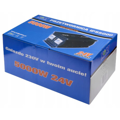 Перетворювач напруги VOLT Polska IPS 5000 24V на 230V 2500/5000W
