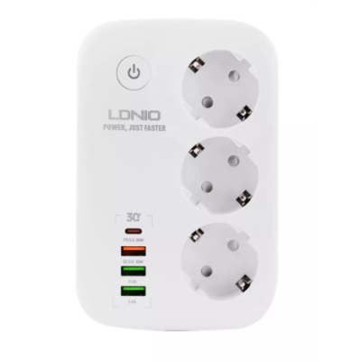 Мережевий фільтр LDNIO SEW3452 Power Strip White