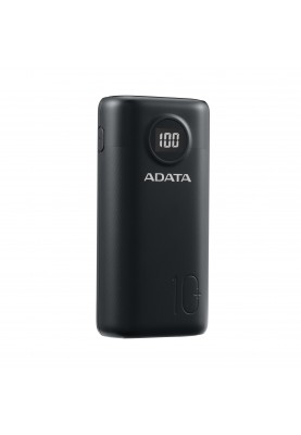 Зовнішній акумулятор (павербанк) ADATA P10000QCD 10000mAh Black (AP10000QCD-DGT-CBK)