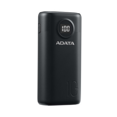 Зовнішній акумулятор (павербанк) ADATA P10000QCD 10000mAh Black (AP10000QCD-DGT-CBK)