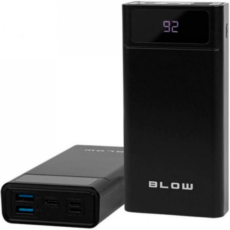 Зовнішній акумулятор (павербанк) BLOW PB40A USB-C 2xUSB 40000 mAh Black