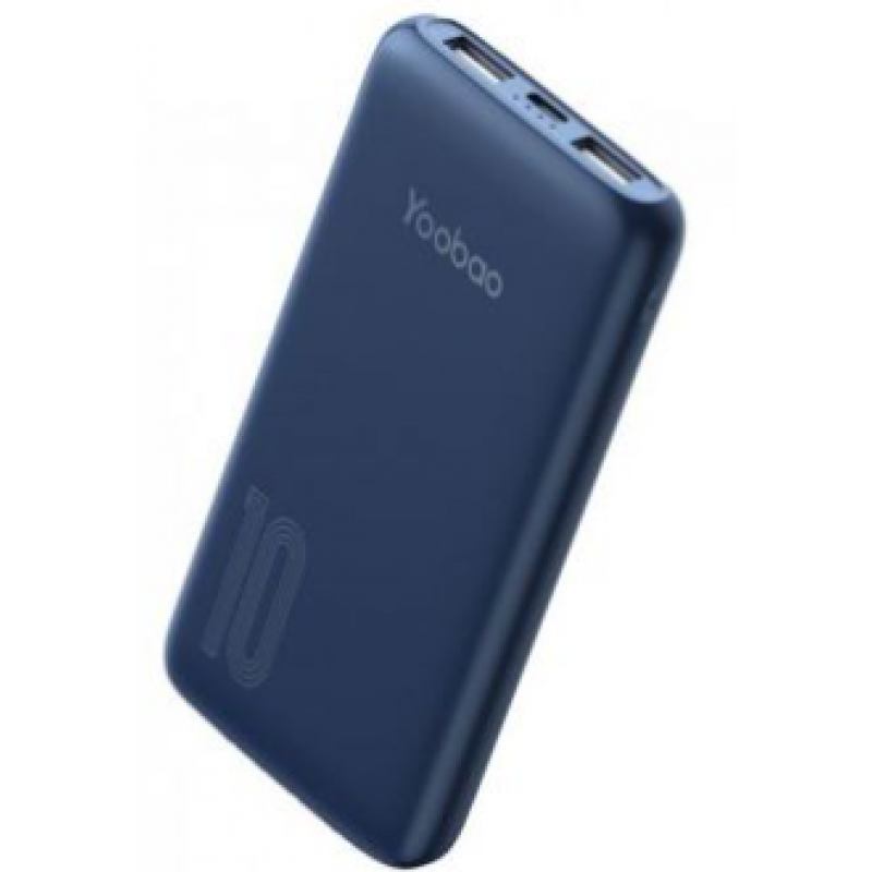 Зовнішній акумулятор (павербанк) Yoobao 1D Power Bank 10000 mah 22.5W Blue