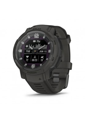 Смарт-годинник Garmin Instinct Crossover Solar Graphite (010-02730-11/01)