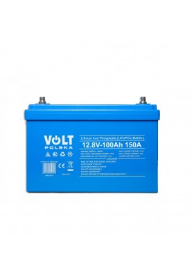Акумулятор VOLT LiFePO4 12V 100 Ah (150A) + BMS BLUETOOTH