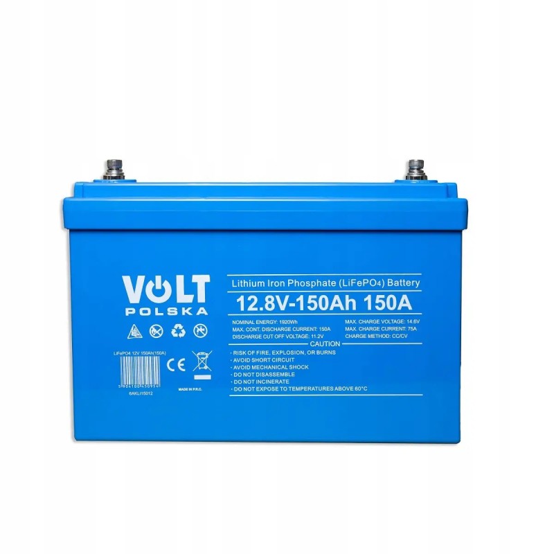 Акумулятор VOLT LiFePO4 12V 150 Ah (150A) + BMS BLUETOOTH