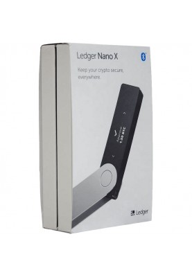 Апаратний криптогаманець Ledger Nano X Onyx Black