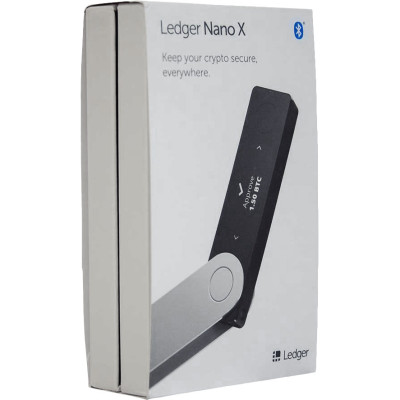 Апаратний криптогаманець Ledger Nano X Onyx Black
