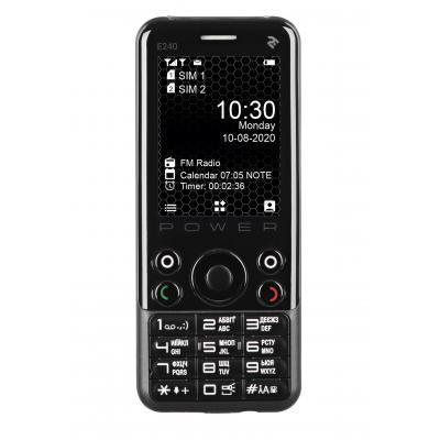 Мобільний телефон 2E E240 Power DualSim Black (680576170088) Мобільний телефон 2E E240 Power DualSim Black (680576170088)