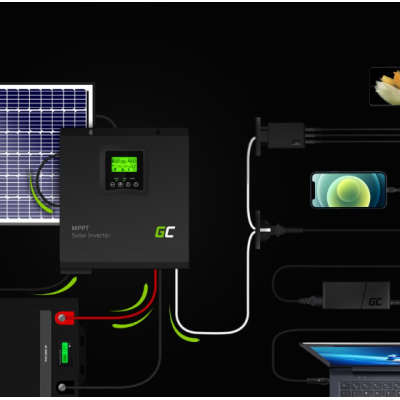 Сонячний інвертор Off Grid MPPT Green Cell 24VDC 230VAC 3000VA/3000W
