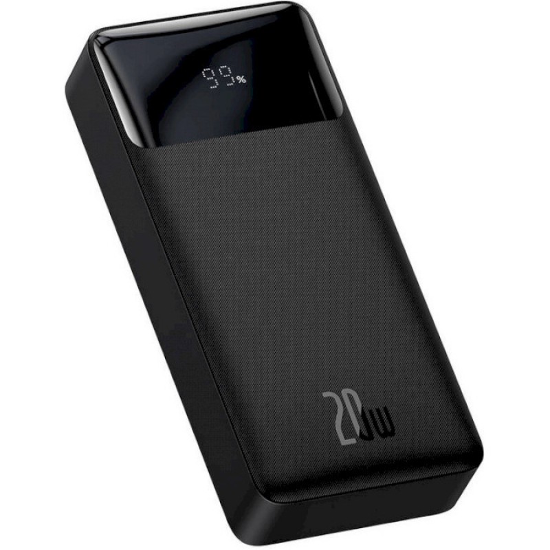 Зовнішній акумулятор (павербанк) Baseus Bipow Digital Display Powerbank 20W Overseas Edition 20000mAh Black (PPBD050501)