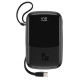 Зовнішній акумулятор (павербанк) Baseus Qpow 10000 mAh Black (PPQD-A01)