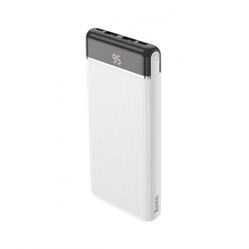 Зовнішній акумулятор (павербанк) Hoco J59 Power Bank 10000mAh White